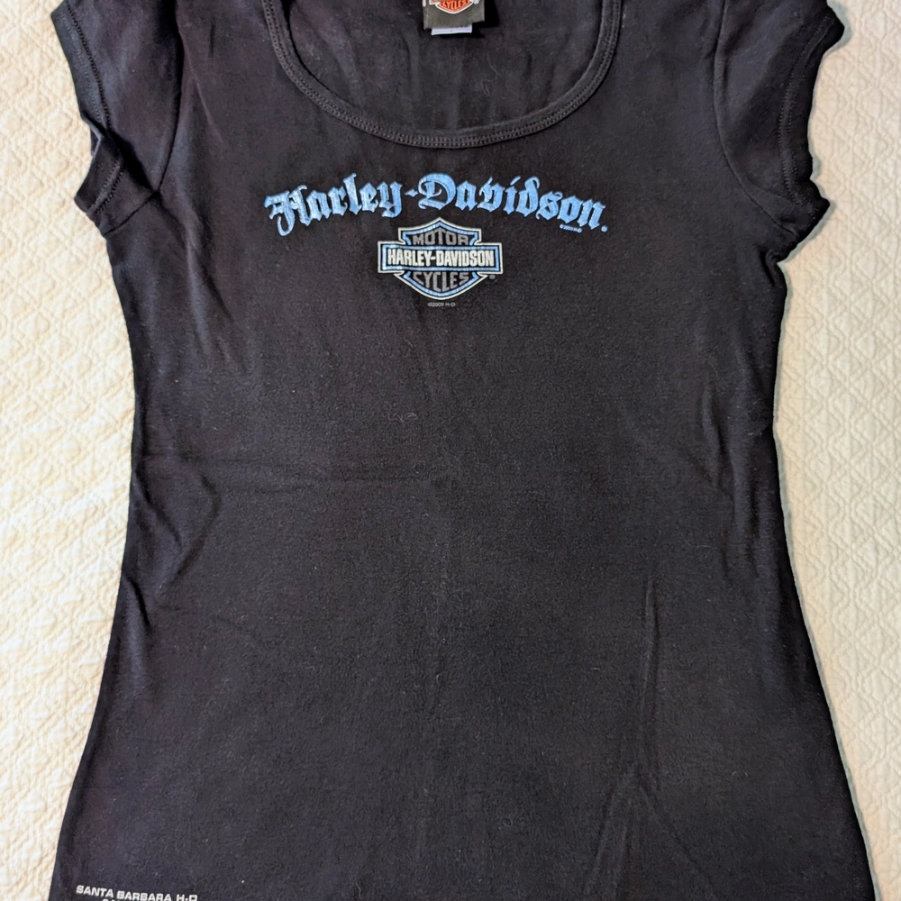 Harley-Davidson Women's Black Graphic Tee